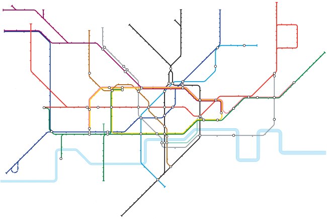 Blanked Out Tube Map